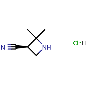 (3R)-2,2-dimethylazetidine-3-carbonitrile hydrochloride