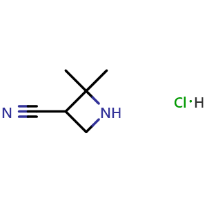2,2-dimethylazetidine-3-carbonitrile hydrochloride