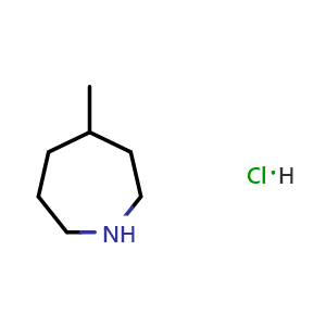 Chemical structure of 4-Methyl-azepane hydrochloride , CAS 91846-46-7, AChemBlock X188030