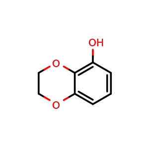 Chemical structure of 2,3-dihydro-1,4-benzodioxin-5-ol , CAS 10288-36-5, AChemBlock X188052