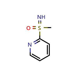 Chemical structure of imino(methyl)(pyridin-2-yl)-l6-sulfanone , CAS 76456-06-9, AChemBlock X188089