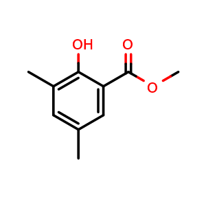 Chemical structure of Methyl 2-Hydroxy-3,5-dimethylbenzoate , CAS 117369-92-3, AChemBlock X188287