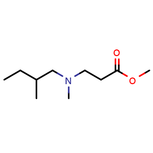 methyl 3-(methyl(2-methylbutyl)amino)propanoate