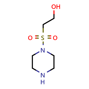 Chemical structure of 2-(Piperazine-1-sulfonyl)-ethanol , CAS 1814894-60-4, AChemBlock X188410