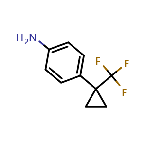 4-(1-(trifluoromethyl)cyclopropyl)aniline