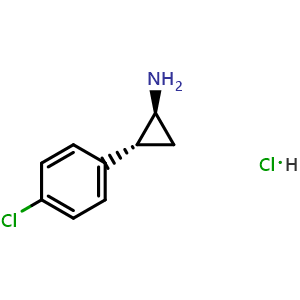 (1S,2R)-2-(4-chlorophenyl)cyclopropan-1-amine hydrochloride