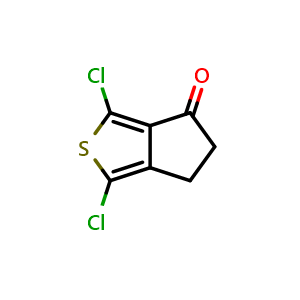 1,3-dichloro-5,6-dihydro-4H-cyclopenta[c]thiophen-4-one