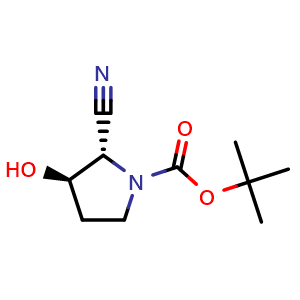 (2S,3R)-tert-butyl 2-cyano-3-hydroxypyrrolidine-1-carboxylate