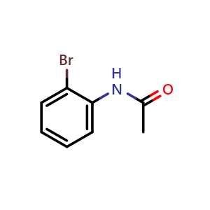Chemical structure of 2'-Bromoacetanilide , CAS 614-76-6, AChemBlock X188556
