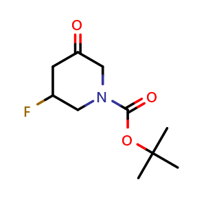 tert-butyl 3-fluoro-5-oxopiperidine-1-carboxylate