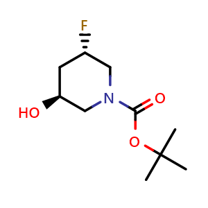(3S,5S)-tert-butyl 3-fluoro-5-hydroxypiperidine-1-carboxylate