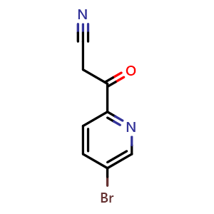 3-(5-bromopyridin-2-yl)-3-oxopropanenitrile