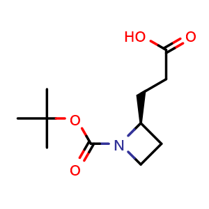 3-[(2S)-1-tert-butoxycarbonylazetidin-2-yl]propanoic acid