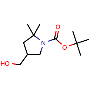 tert-butyl 4-(hydroxymethyl)-2,2-dimethylpyrrolidine-1-carboxylate
