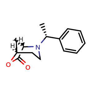 (1S,5R)-2-((R)-1-phenylethyl)-6-oxa-2-azabicyclo[3.2.1]octan-7-one