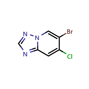 6-bromo-7-chloro-[1,2,4]triazolo[1,5-a]pyridine