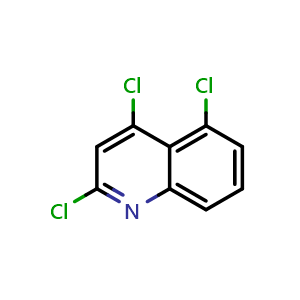 Chemical structure of 2,4,5-trichloroquinoline , CAS 153749-72-5, AChemBlock X188742