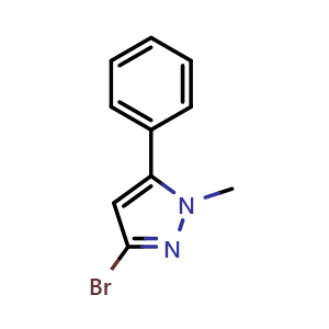 3-bromo-1-methyl-5-phenyl-pyrazole
