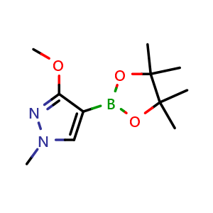 3-methoxy-1-methyl-4-(4,4,5,5-tetramethyl-1,3,2-dioxaborolan-2-yl)-1H-pyrazole
