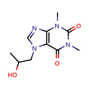 Chemical structure of Proxyphylline , CAS 603-00-9, AChemBlock X188802