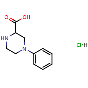 4-phenylpiperazine-2-carboxylic acid hydrochloride