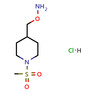 O-((1-(methylsulfonyl)piperidin-4-yl)methyl)hydroxylamine hydrochloride