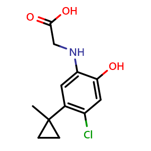 (4-chloro-2-hydroxy-5-(1-methylcyclopropyl)phenyl)glycine
