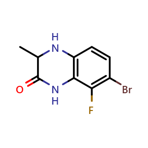 7-bromo-8-fluoro-3-methyl-3,4-dihydroquinoxalin-2(1H)-one