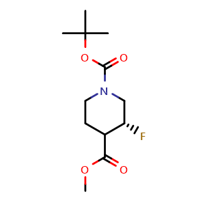 (3R)-1-tert-butyl 4-methyl 3-fluoropiperidine-1,4-dicarboxylate