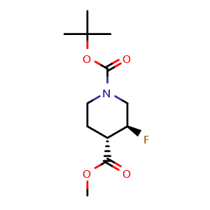 (3S,4S)-1-tert-butyl 4-methyl 3-fluoropiperidine-1,4-dicarboxylate