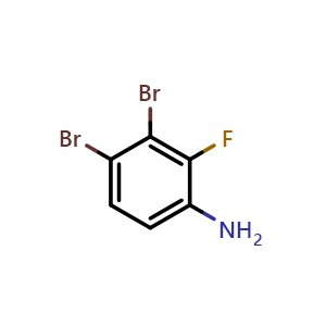 3,4-dibromo-2-fluoroaniline