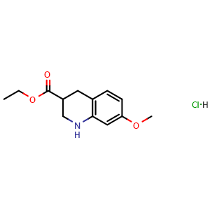 ethyl 7-methoxy-1,2,3,4-tetrahydroquinoline-3-carboxylate hydrochloride
