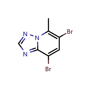 6,8-dibromo-5-methyl-[1,2,4]triazolo[1,5-a]pyridine
