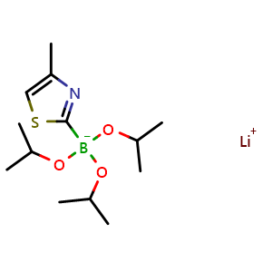 Lithium Triisopropoxy(4-methyl-2-thiazolyl)borate