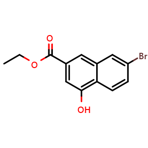 ethyl 7-bromo-4-hydroxy-naphthalene-2-carboxylate