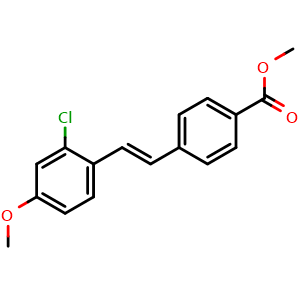 methyl (E)-4-(2-chloro-4-methoxystyryl)benzoate