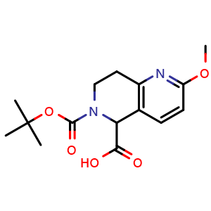 6-tert-butoxycarbonyl-2-methoxy-7,8-dihydro-5H-1,6-naphthyridine-5-carboxylic acid