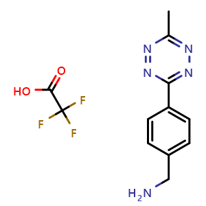(4-(6-methyl-1,2,4,5-tetrazin-3-yl)phenyl)methanamine 2,2,2-trifluoroacetate