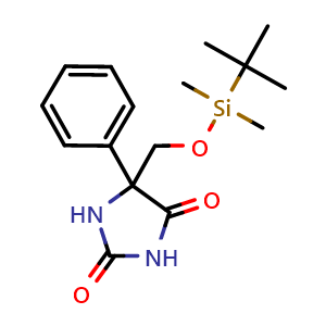 5-(((tert-butyldimethylsilyl)oxy)methyl)-5-phenylimidazolidine-2,4-dione