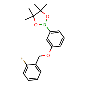 2-(3-((2-fluorobenzyl)oxy)phenyl)-4,4,5,5-tetramethyl-1,3,2-dioxaborolane