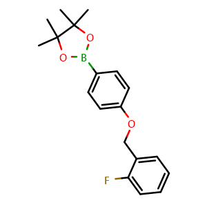 2-(4-((2-fluorobenzyl)oxy)phenyl)-4,4,5,5-tetramethyl-1,3,2-dioxaborolane