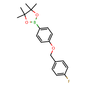 2-(4-((4-fluorobenzyl)oxy)phenyl)-4,4,5,5-tetramethyl-1,3,2-dioxaborolane