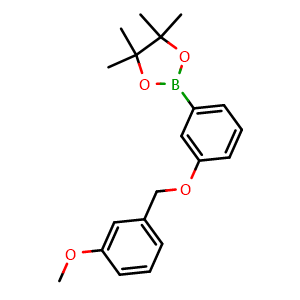 2-(3-((3-methoxybenzyl)oxy)phenyl)-4,4,5,5-tetramethyl-1,3,2-dioxaborolane