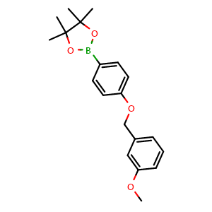 2-(4-((3-methoxybenzyl)oxy)phenyl)-4,4,5,5-tetramethyl-1,3,2-dioxaborolane
