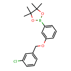 2-(3-((3-chlorobenzyl)oxy)phenyl)-4,4,5,5-tetramethyl-1,3,2-dioxaborolane