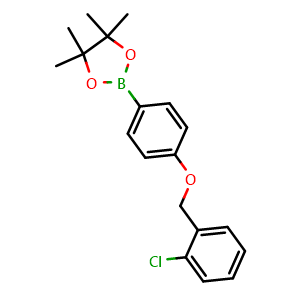 2-(4-((2-chlorobenzyl)oxy)phenyl)-4,4,5,5-tetramethyl-1,3,2-dioxaborolane