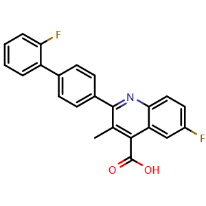 6-fluoro-2-(2'-fluoro-[1,1'-biphenyl]-4-yl)-3-methylquinoline-4-carboxylic acid