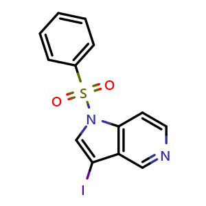 1-(benzenesulfonyl)-3-iodo-pyrrolo[3,2-c]pyridine