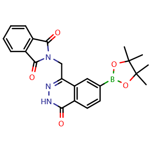 2-((4-oxo-7-(4,4,5,5-tetramethyl-1,3,2-dioxaborolan-2-yl)-3,4-dihydrophthalazin-1-yl)methyl)isoindoline-1,3-dione