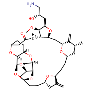 Chemical structure of Eribulin , CAS 253128-41-5, AChemBlock X189606